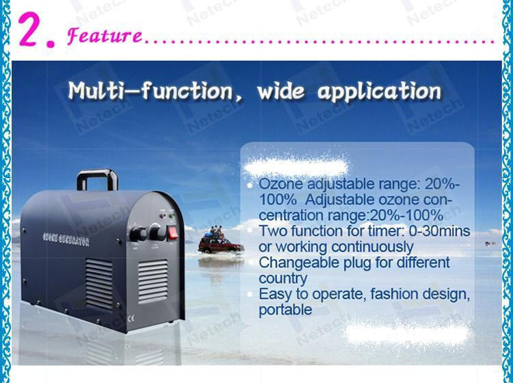 Hotel Air Purifier Ozonated Water Generator Odor Remove / Water purifier
