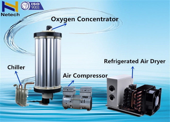 110V 3g 5g 7g Ceramic Tube Ozone Generator Tubes With Power Board
