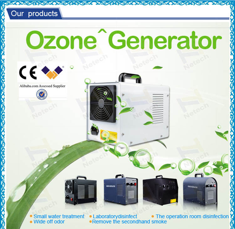 easy to maintain and control white color household ozone generator for air purifier and water treatment